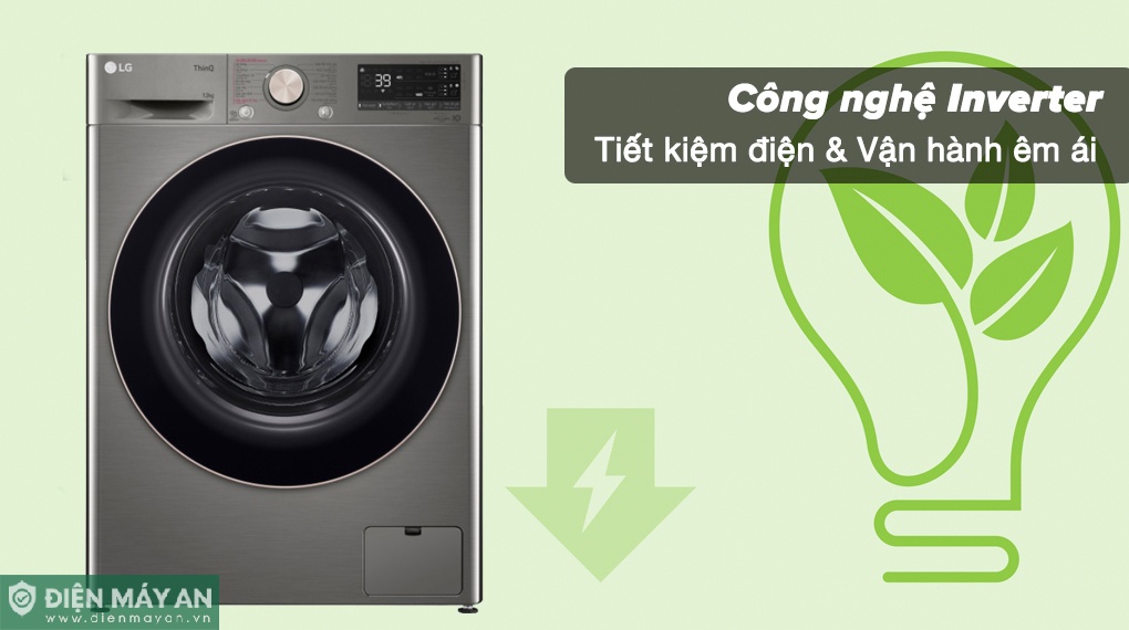 Máy giặt LG AI DD Inverter 12 kg FV1412S3PA